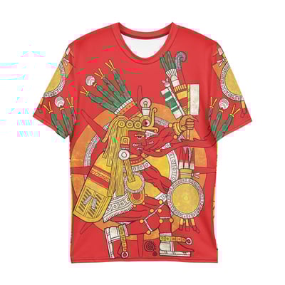 Tonatiuh all over men's crew t-shirt