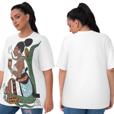 Xocolotl all over women's crew t-shirt