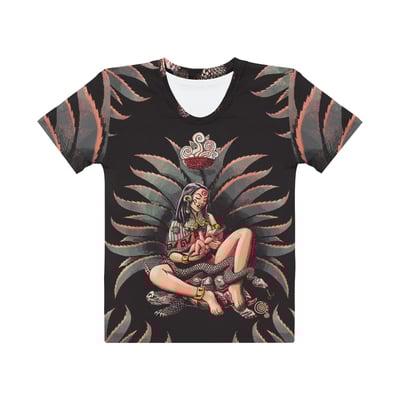 Mayahuel all over women's crew t-shirt