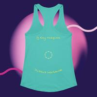 Womens fitted racerback tank top - Thumbnail 8