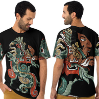 Kukulkan All Over Men's Crew T-Shirt - Thumbnail 2