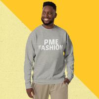PME Fashion basic white letters Unisex Premium Sweatshirt - Thumbnail 2