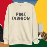 PME Fashion basic black letters Unisex Premium Sweatshirt - Thumbnail 7