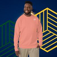 PME Fashion white flag Unisex Premium Sweatshirt  - Thumbnail 3