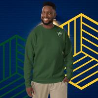 PME Fashion white flag Unisex Premium Sweatshirt  - Thumbnail 4