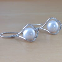 BOXED GIFT SET/Sterling Silver White Freshwater Pearl Necklace & Earrings/Pearl Earrings/Pearl Necklace/June Birthstone/Pearl Jeweller - Thumbnail 6