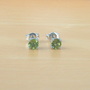 925 Peridot Stud Earrings/925 Silver Peridot Stud Earrings/August Birthstone /Peridot Jewellery/Peridot Jewelry/Peridot Jewelery/Gemstone-2