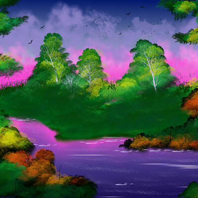 Mystic river reflections art print