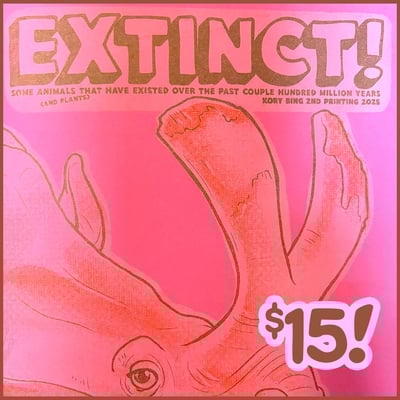 Extinct! risograph zine - Thumbnail 4