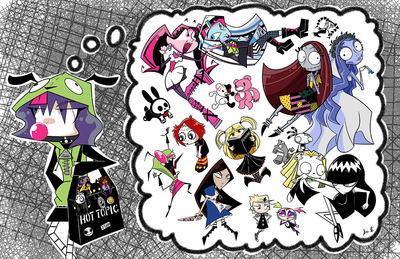 Mall Goth Core 17x11 Print