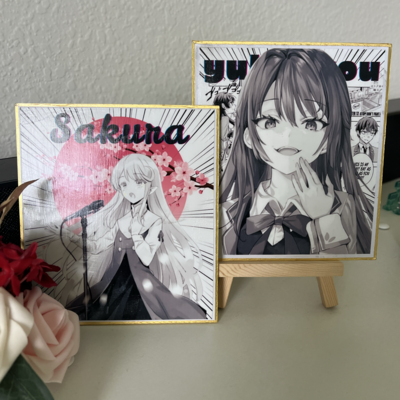 Manga panel wall art - signed/autographed - yuki/sakura/lishu/ivy