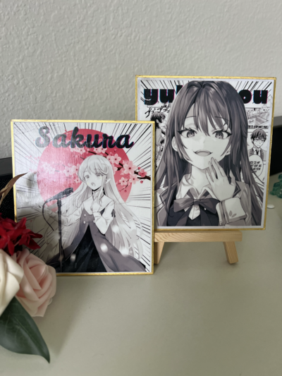 Manga Panel Wall Art - Signed/Autographed - Yuki/Sakura/Lishu/Ivy