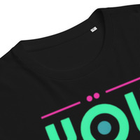 Custom Organic Ribbed Neck T-Shirt | Unisex Eco Front & Back Print - Thumbnail 7