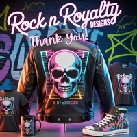 Gothic Glam Skinny Tumbler | 20oz Stainless Steel | Insulated Drinkware - Thumbnail 2