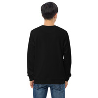 Unisex Organic Cotton Sweatshirt with Front Print - Thumbnail 6