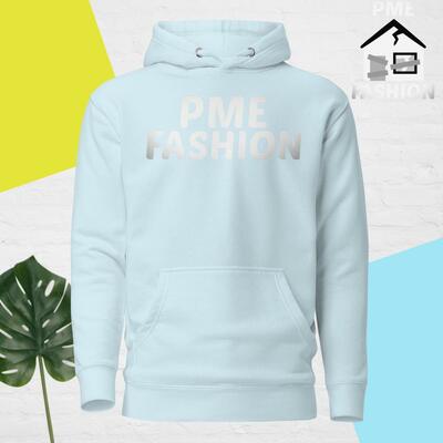 Pme fashion basic white letters unisex hoodie