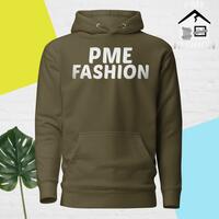 PME Fashion basic white letters Unisex Hoodie - Thumbnail 5