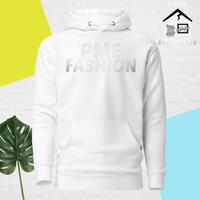 PME Fashion basic white letters Unisex Hoodie - Thumbnail 9