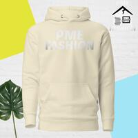 PME Fashion basic white letters Unisex Hoodie - Thumbnail 11