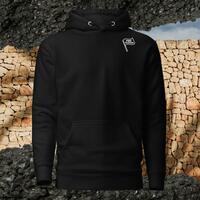 PME Fashion white flag Unisex Hoodie - Thumbnail 1