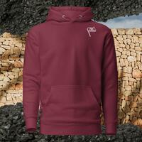 PME Fashion white flag Unisex Hoodie - Thumbnail 4