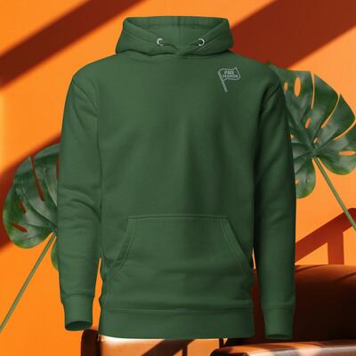 Pme fashion grey flag unisex hoodie