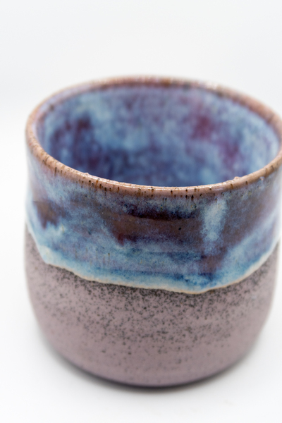 Purple Tie Dye Handle-less Mug 8oz