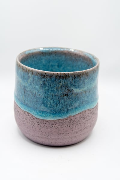 Frosty Blue Handle-less Mug8oz