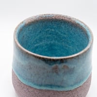Frosty Blue Handle-less Mug8oz - Thumbnail 1