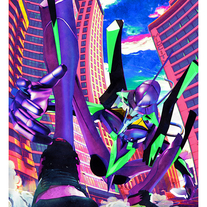 Neon Genesis Evangelion Holofoil Print