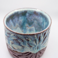 Carved Handle-less Mug- Icy - Thumbnail 1