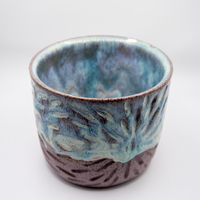Carved Handle-less Mug- Icy - Thumbnail 2