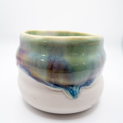 White drippy cup 4oz