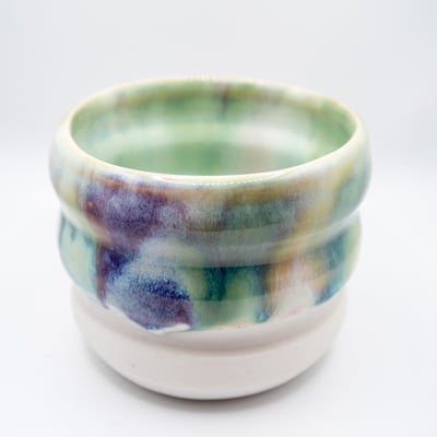 White drippy cup 6oz