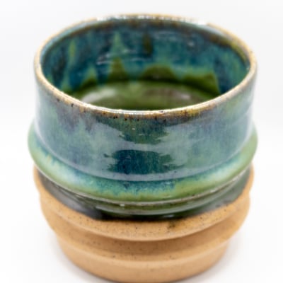 Seaweed tie dye spikey mug