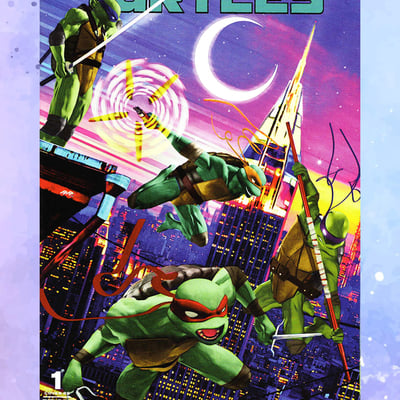 Comic: teenage mutant ninja turtles #1 variant cover (1 of 2)