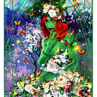 Poison Ivy Green Foil Print - Thumbnail 1