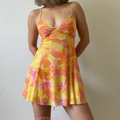 Fashion sexy hot girl suspender backless dress - Thumbnail 3