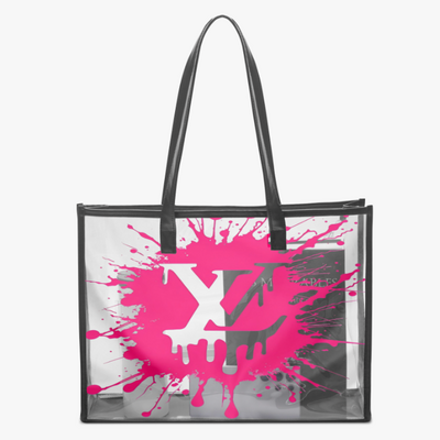 *large designer inspired tote bag | extra transparent inner bag | free ship*