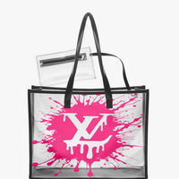 *Large Designer Inspired Tote Bag | Extra Transparent Inner Bag | Free Ship* - Thumbnail 3