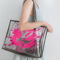 *Large Designer Inspired Tote Bag | Extra Transparent Inner Bag | Free Ship* - Thumbnail 1