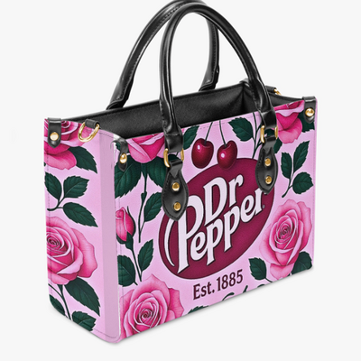 *pink rose pop handbag | small /med | pu leather| free ship!*