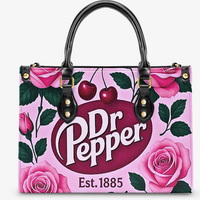 *Pink Rose Pop HandBag | Small /Med | PU Leather| Free Ship!* - Thumbnail 1