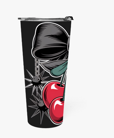 *Gothic Cherry 🍒  Spike Design | 30oz Tumbler | Stainless Steel | Free Ship!*