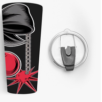 *Gothic Cherry 🍒  Spike Design | 30oz Tumbler | Stainless Steel | Free Ship!* - Thumbnail 3