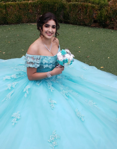 Princess Off The Shoulder Lace Tulle Ball Gown Party Dresses