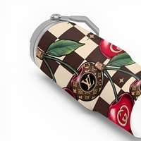 *Luxury Cherries 🍒 Design | 30 oz Flip Straw Tumbler | Trendy Designer inspired | Free Ship* - Thumbnail 4