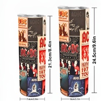 *Rock Band Album Collage Tumbler | Classic Rock | 20oz /30oz | Free Ship!* - Thumbnail 1
