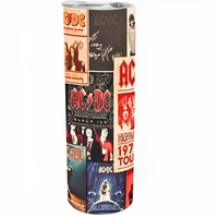 *Rock Band Album Collage Tumbler | Classic Rock | 20oz /30oz | Free Ship!* - Thumbnail 2