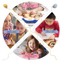 Cardinal Pillow Cushion Cover Rug Making Latch Hooking Kit (43x43cm Blank Canvas) - Thumbnail 3